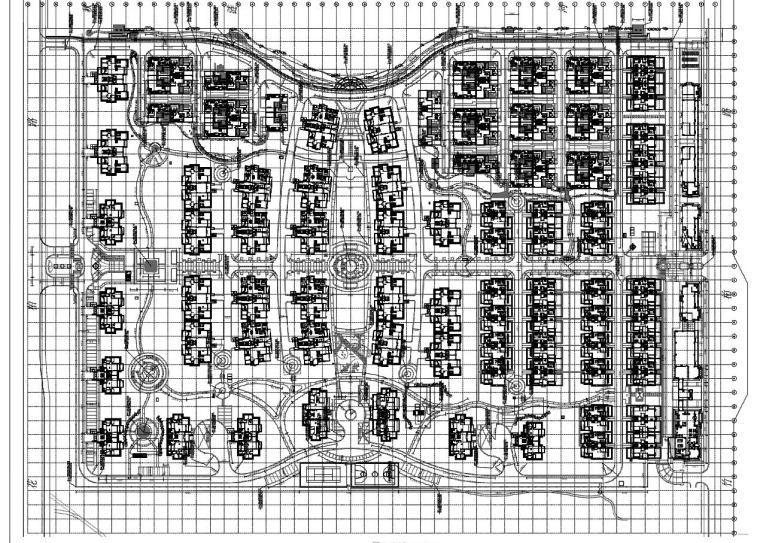 居住区规划道路施工图资料下载-[上海]临港居住区景观设计全套施工图（包含+215页）