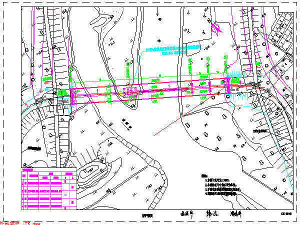 5米车行道资料下载-80+87米独塔单索面跨河斜拉桥设计施工图纸（共56张）