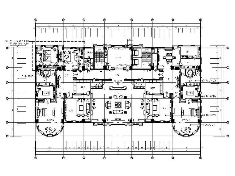 大型会所建筑施工图资料下载-[江苏]精品！简欧大型商务豪华会所室内设计施工图（含效果图）