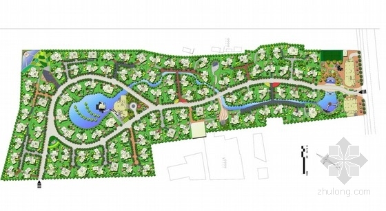校园庭院设计方案模板资料下载-[徐州]别墅区多种别墅类型花园庭院景观设计方案
