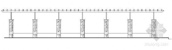 单臂廊架基础结构图资料下载-单臂廊架大样图