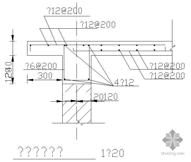 预应力屋面板节点资料下载-某屋面板配筋节点构造详图