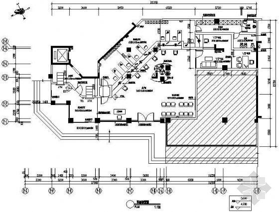 现在流行装修风格资料下载-某建设银行装修图