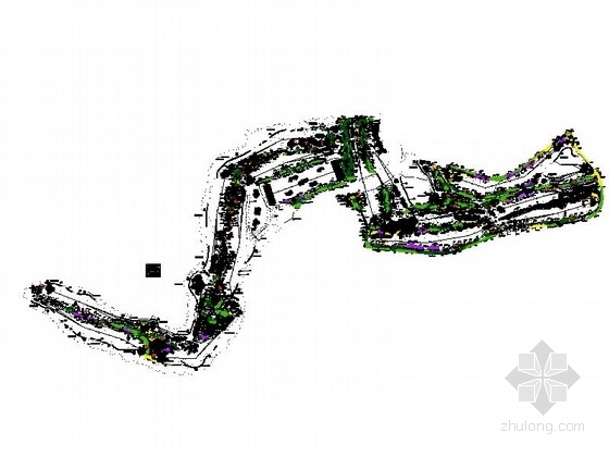 医院绿地景观CAD图资料下载-[无锡]绿地公园景观绿化施工图