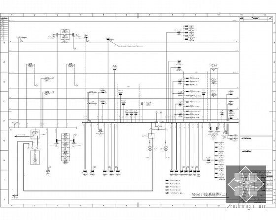 [湖南]五星级酒店强弱电施工图104张（新火规 甲级设计院）-竖向干线系统图