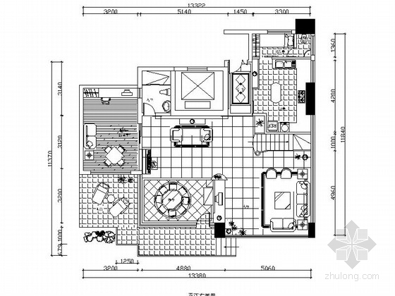 2层简约别墅资料下载-[原创]现代简约时尚2层花园小别墅CAD施工图