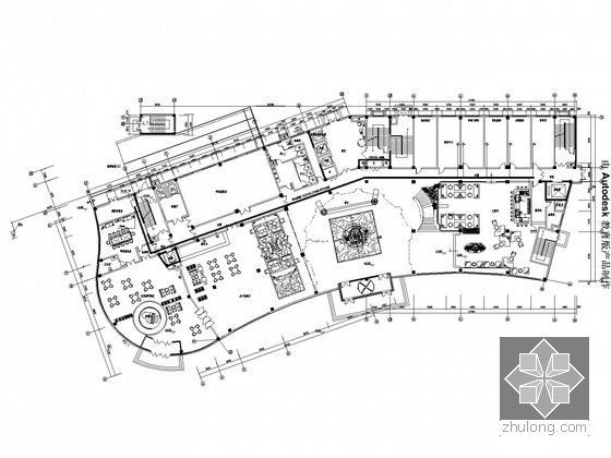 [大连]五星级大酒店全套电气施工图纸(大样图)-弱电平面图