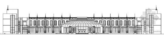 小型建筑俱乐部CAD资料下载-某二层滑雪俱乐部建筑方案