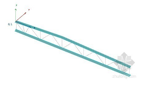 斜杆的截面设计资料下载-斜顶弦杆－双向2 ArchiCAD模型
