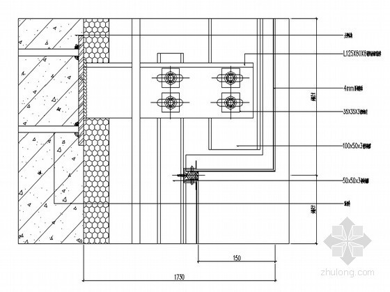 厨房铝合金门安装节点资料下载-[图集]铝合金门窗节点图集