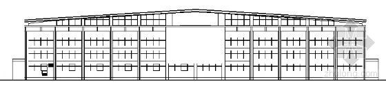 体育馆羽毛球建筑施工图资料下载-某三层体育馆建筑施工图
