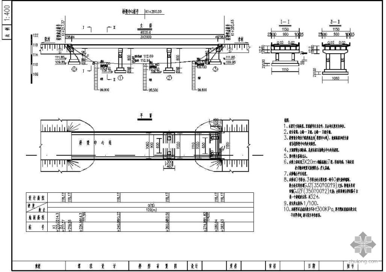 某跨河道桥梁课程设计图_4