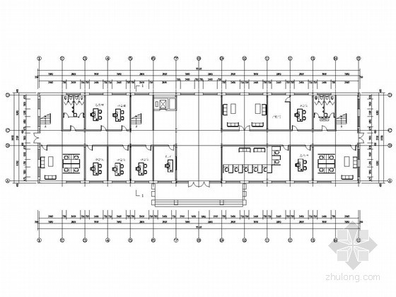 瓷砖砖施工图资料下载-[学士]钢框架结构办公楼施工图（含建筑、计算书）