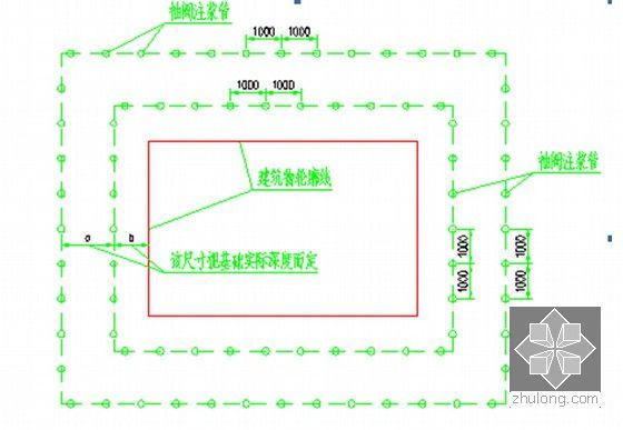 地铁区间盾构施工风险评估及应急预案61页-注浆加固平面布置图