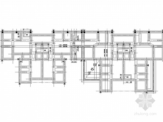32层框架剪力墙住宅资料下载-32层剪力墙结构住宅施工图（裙房三层）