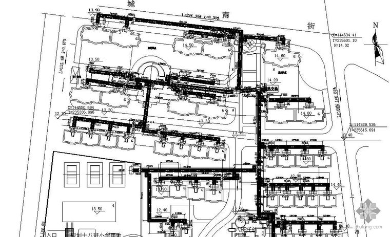 北京市高档小区市场定位资料下载-北京市城南街小区供热设计