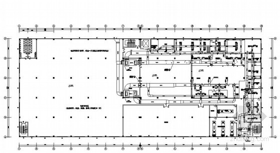 洁净车间空调图纸资料下载-某车间洁净空调图纸
