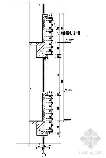 三层建筑墙身大样节点大样资料下载-墙身节点大样五