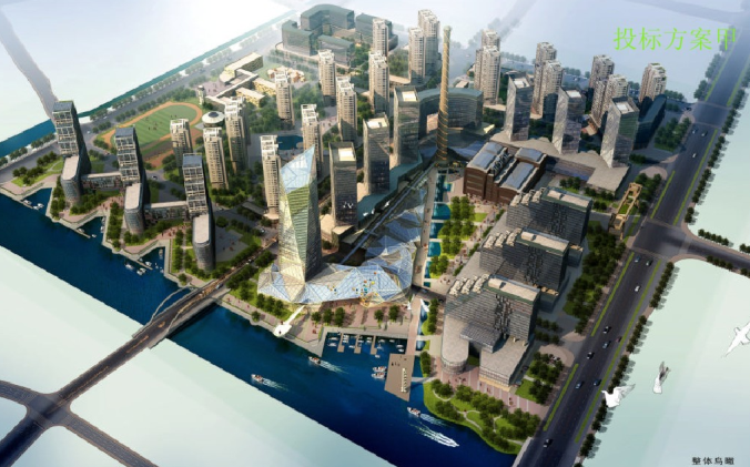 城市设计模型办公资料下载-[浙江]杭州热电厂地块城市设计方案文本