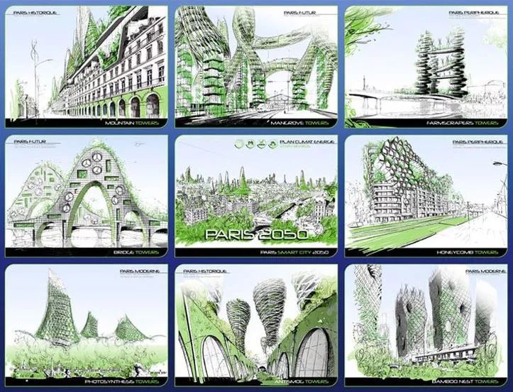 24米高的住宅建筑资料下载-2050年的智能建筑长什么样？