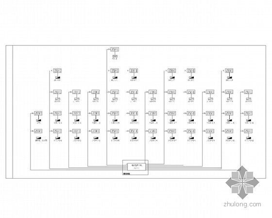 [陕西]地库（变电所）电气施工图（甲级院最新设计）-消防电源监控系统图