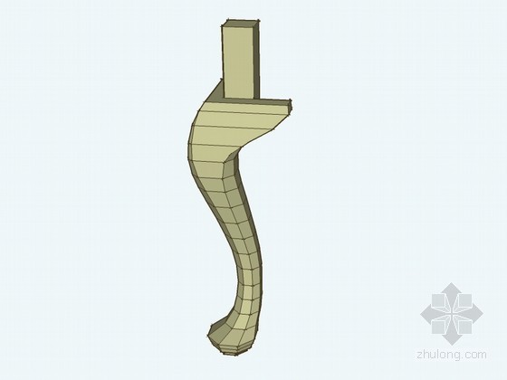 空调家具模型资料下载-家具腿sketchup模型
