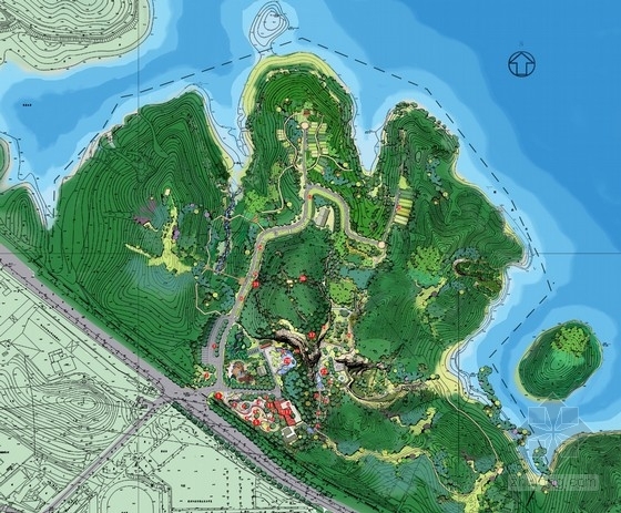 园林护坡类型资料下载-[深圳]科技示范园工程园林景观规划设计方案