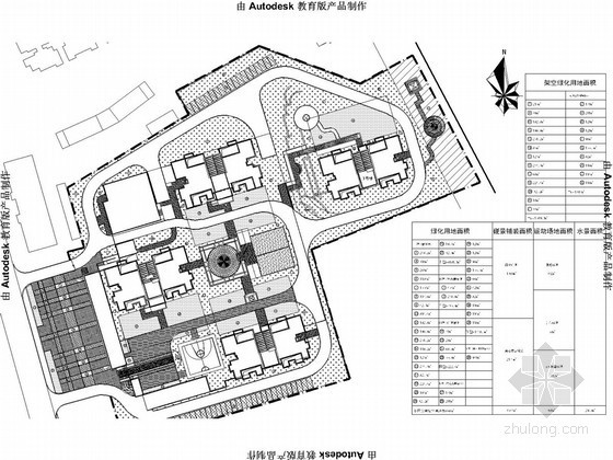 平面规划素材资料下载-小区景观工程平面施工详图