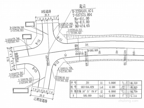 彩色沥青施工图设计资料下载-[重庆]城市次干路道路工程施工图设计37张
