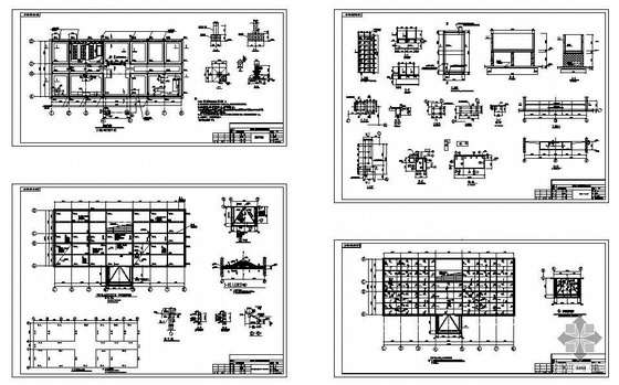 熟料库结构图资料下载-四川某2500t/d水泥总化验室及中央控制室结构图