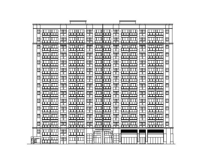 广州现代风格住宅规划资料下载-[广东]现代风格公寓楼全套施工图