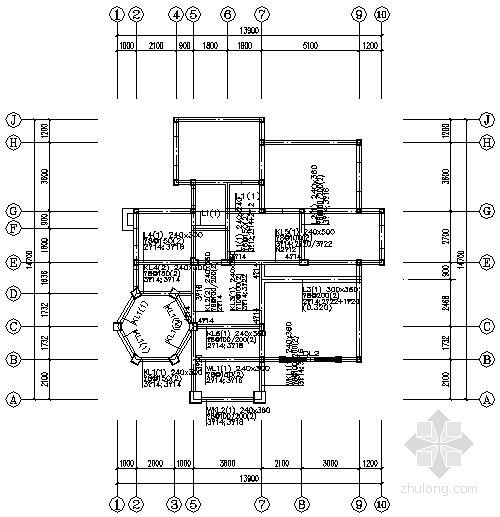 框架住宅楼结构施工图- 