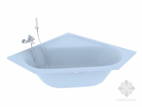三角浴缸3D模型下载