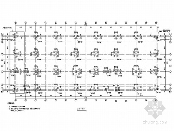 园区综合布线系统图资料下载-六层底框结构工业园区员工宿舍建筑结构施工图