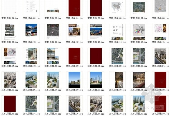 [四川]城市中央综合商务开发区概念性规划设计方案文本-总缩略图 