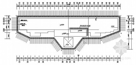 土钉墙喷锚结构资料下载-某深基坑土钉喷锚支护施工设计图
