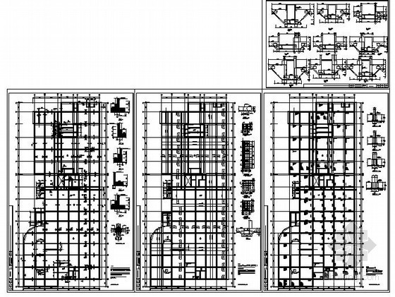 筏板基础和钢柱资料下载-某筏板基础节点构造详图