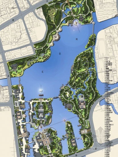 建筑设计规划方案资料下载-[温州]公园景观设计规划方案