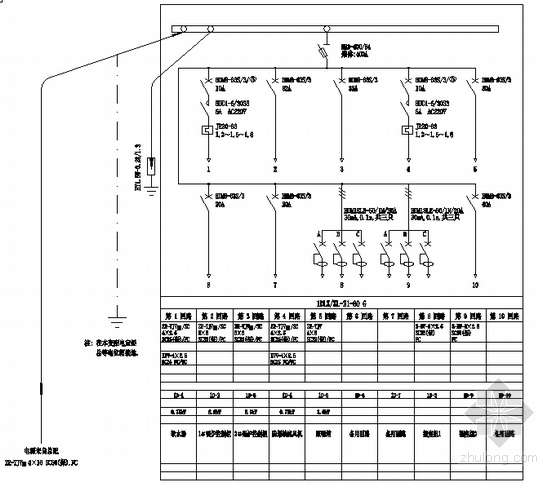 工业燃气锅炉房设计内容资料下载-燃气锅炉房电气图