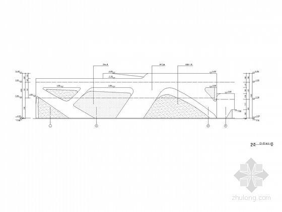 [江西]2层商业综合体建筑方案文本(含cad)-立面图