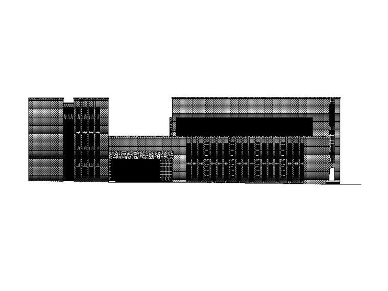 小型现代公厕建筑施工图资料下载-[浙江]五层简洁现代风格企业员工娱乐活动室建筑施工图