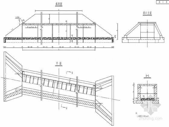 河床混凝土铺砌资料下载-高速公路涵洞通用图（盖板涵 圆管涵）