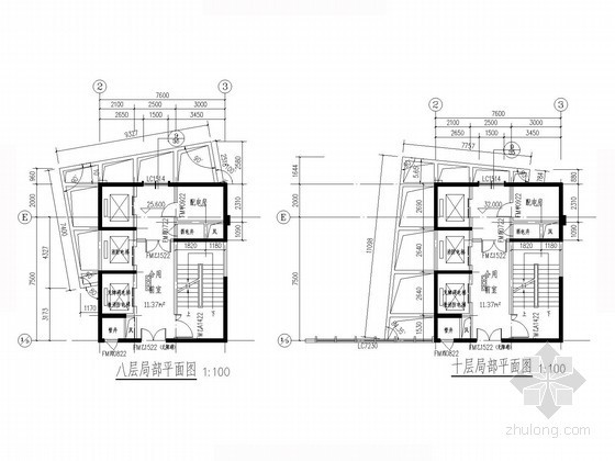 [广东]商业综合建筑空调及通风排烟系统设计施工图（含软件版水力计算）-局部通风排烟设计图 