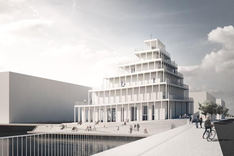 滨水空间设计竞赛资料下载-哥本哈根近三十年首个新教堂设计竞赛获奖作品公布