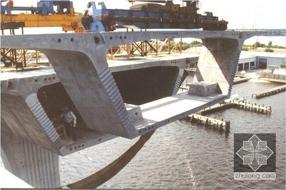 [PPT]多种桥型桥梁工程施工指导讲义（116页 内容详细）-悬拼节段就位示例