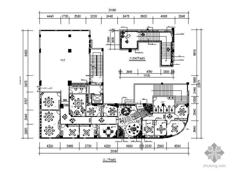 中式别墅装修实景资料下载-中式餐厅装修图(含实景)