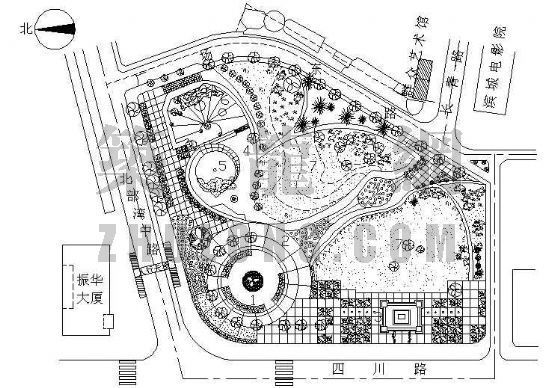 公园广场设计图纸资料下载-北海市某广场规划设计图纸