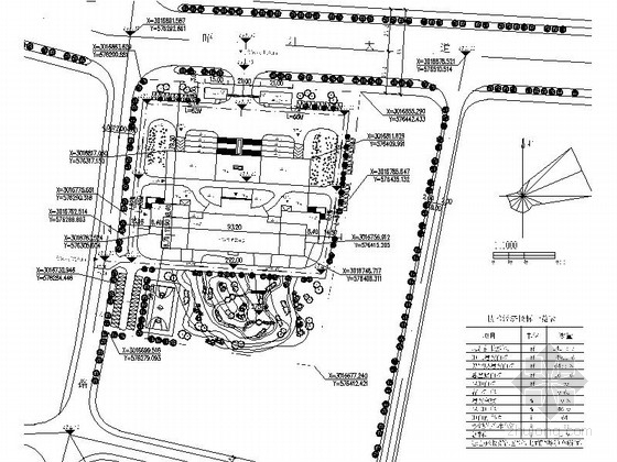 八层办公楼CAD资料下载-[湖南]某公安局规划及八层行政办公楼方案图