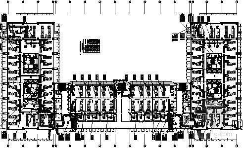 办公大楼机房图资料下载-[安徽]99米办公大楼空调施工图（知名设计院）