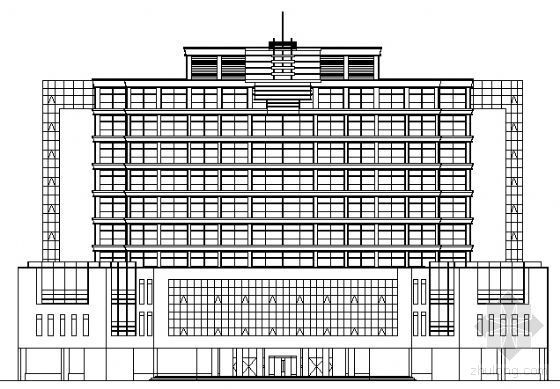 19层酒店设计资料下载-某十层高档酒店建筑设计方案图